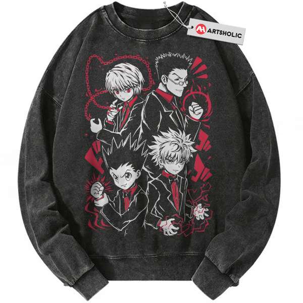Hunter x Hunter Sweatshirt, HxH Sweatshirt, Anime Sweatshirt, Vintage Sweatshirt
