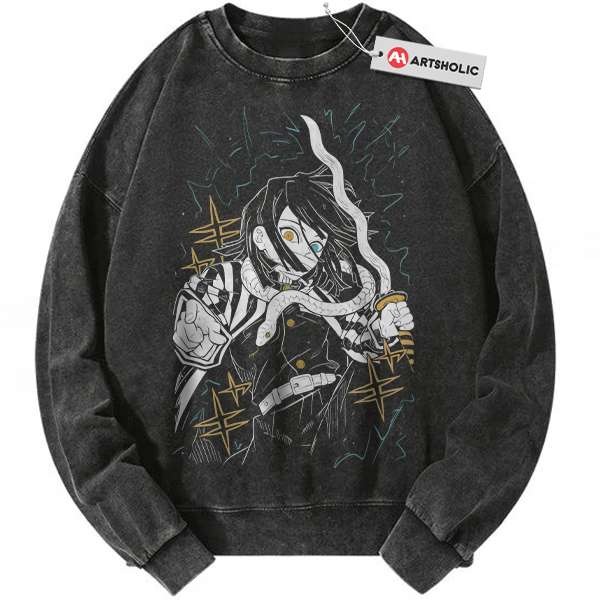 Obanai Iguro Sweatshirt, Demon Slayer Sweatshirt, Anime Sweatshirt, Vintage Sweatshirt