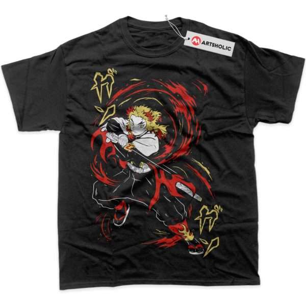 Kyojuro Rengoku Shirt, Demon Slayer Shirt, Anime Shirt, Graphic T-Shirt