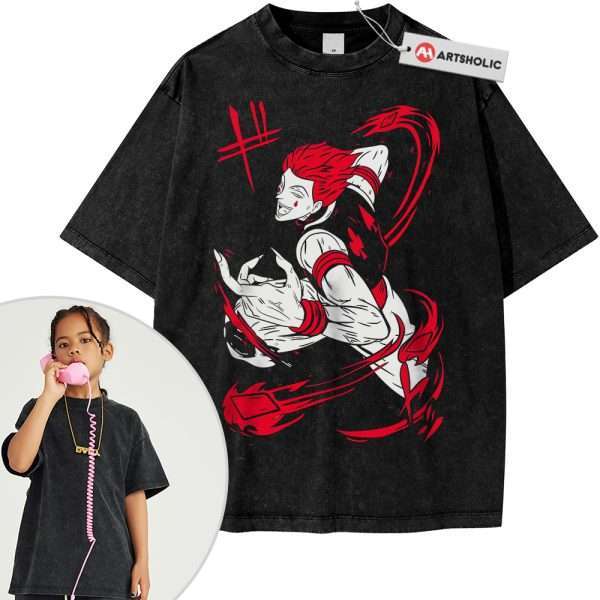 Hisoka Morow Shirt For Kids, Hunter x Hunter Shirt For Kids, HxH Shirt For Kids, Anime Shirt For Kids, Vintage Tee For Kids
