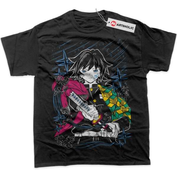 Giyu Tomioka Shirt, Demon Slayer Shirt, Anime Shirt, Graphic T-Shirt