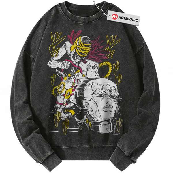 Enrico Pucci Sweatshirt, JoJo's Bizarre Adventure Sweatshirt, Anime Sweatshirt, Vintage Sweatshirt