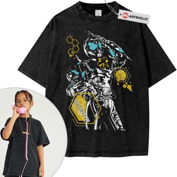 Kamen Rider Evil Shirt For Kids, Anime Shirt For Kids, Vintage T-Shirt For Kids