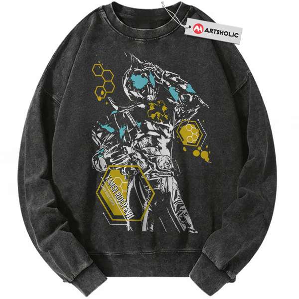 Kamen Rider Evil Sweatshirt, Anime Sweatshirt, Vintage Sweatshirt