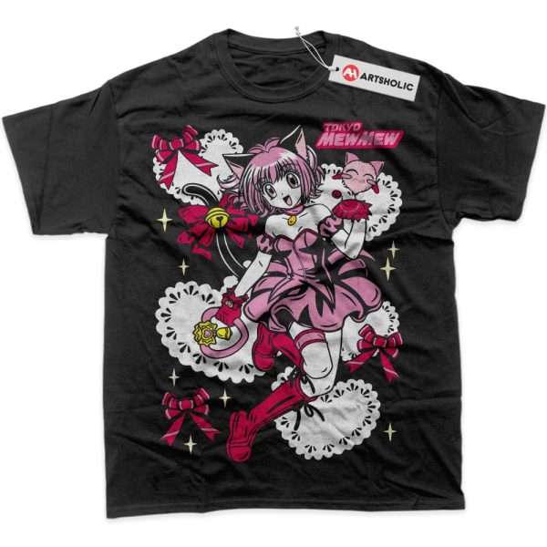Ichigo Momomiya Shirt, Tokyo Mew Mew Shirt, Anime Shirt, Graphic T-Shirt