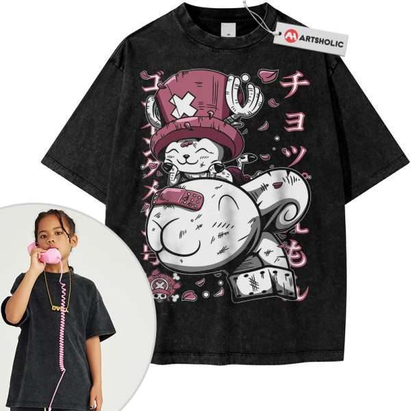 Chopper Shirt For Kids, One Piece Shirt For Kids, Anime Shirt For Kids, Vintage T-Shirt For Kids