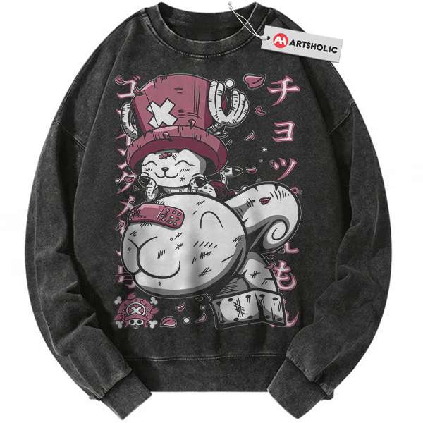 Chopper Sweatshirt, One Piece Sweatshirt, Anime Sweatshirt, Vintage Sweatshirt