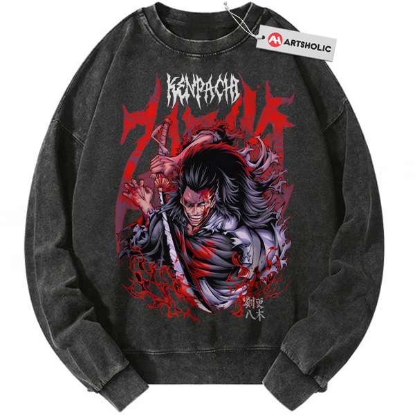 Kenpachi Zaraki Sweatshirt, Bleach Sweatshirt, Anime Sweatshirt, Vintage Sweatshirt