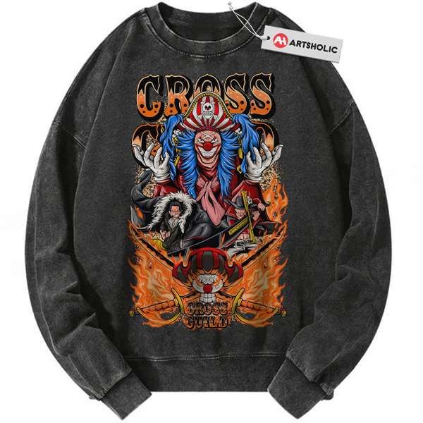 Cross Guild Sweatshirt, One Piece Sweatshirt, Anime Sweatshirt, Vintage Sweatshirt