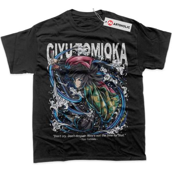 Giyu Tomioka Shirt, Demon Slayer Shirt, Anime Shirt, Graphic T-Shirt