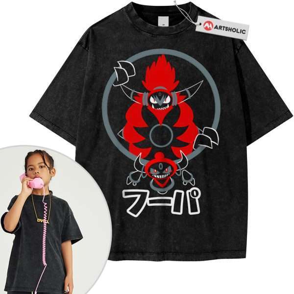 Hoopa Shirt For Kids, Pokemon Shirt For Kids, Anime Shirt For Kids, Vintage Tee For Kids