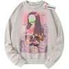 Nezuko Kamado Sweatshirt, Demon Slayer Sweatshirt, Anime Sweatshirt, Vintage Sweatshirt