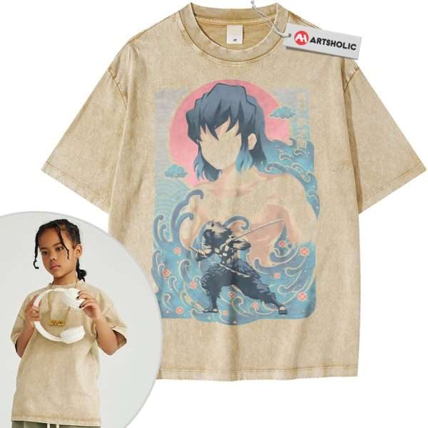 Inosuke Hashibira Shirt For Kids, Demon Slayer Shirt For Kids, Anime Shirt For Kids, Vintage T-Shirt For Kids