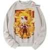Kyojuro Rengoku Sweatshirt, Demon Slayer Sweatshirt, Anime Sweatshirt, Vintage Sweatshirt