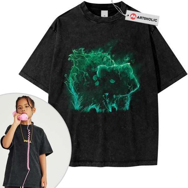 Bulbasaur Shirt For Kids, Pokemon Shirt For Kids, Anime Shirt For Kids, Vintage T-Shirt For Kids