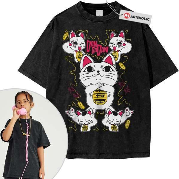 Turbo Granny Shirt For Kids, Dandadan Shirt For Kids, Anime Shirt For Kids, Vintage T-Shirt For Kids