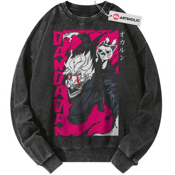 Turbo Granny vs Okarun Sweatshirt, Dandadan Sweatshirt, Anime Sweatshirt, Vintage Sweatshirt