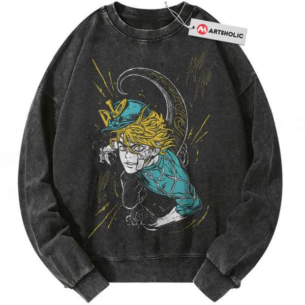 Dio Brando Sweatshirt, JoJo's Bizarre Adventure Sweatshirt, Anime Sweatshirt, Vintage Sweatshirt