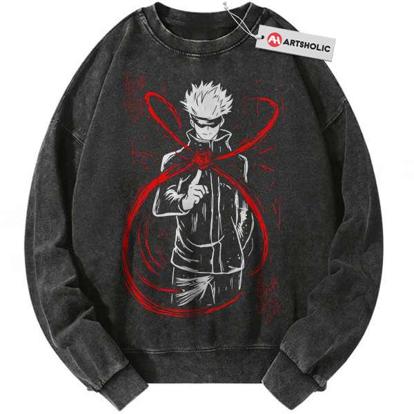 Satoru Gojo Sweatshirt, Jujutsu Kaisen Sweatshirt, Anime Sweatshirt, Vintage Sweatshirt