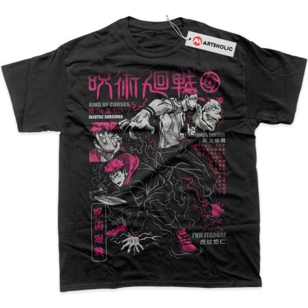 Itadori vs Sukuna Shirt, Jujutsu Kaisen Shirt, Anime Shirt, Graphic Tee