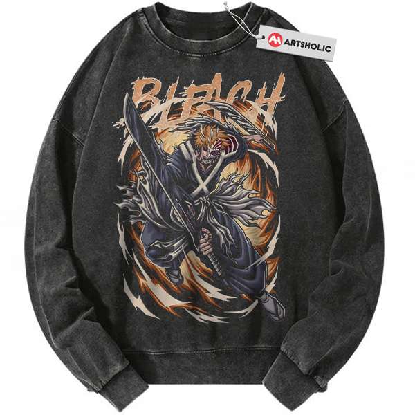 Ichigo Kurosaki Sweatshirt, Bleach Sweatshirt, Anime Sweatshirt, Vintage Sweatshirt