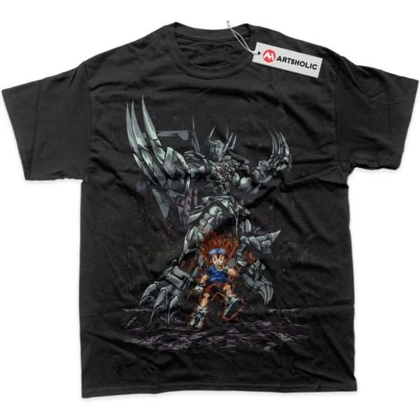 Taichi Kamiya vs WarGreymon Shirt, Digimon Adventure Shirt, Anime Shirt, Graphic T-Shirt