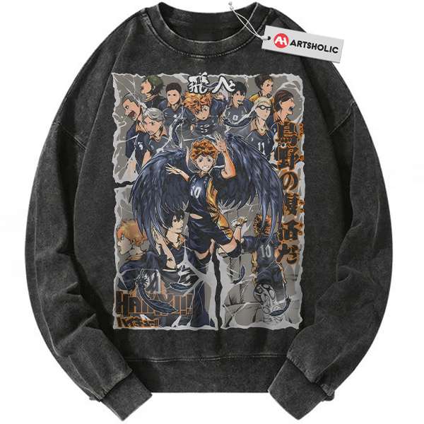 Haikyu!! Sweatshirt, Anime Sweatshirt, Vintage Sweatshirt