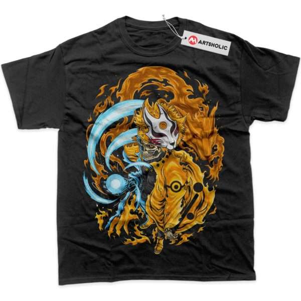 Skeleton Naruto Uzumaki Shirt, Anime Shirt, Graphic T-Shirt