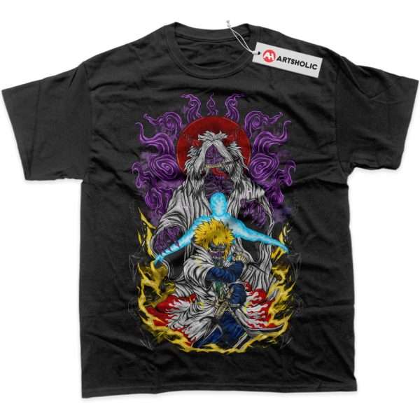 Skeleton Minato Namikaze Shirt, Naruto Shirt, Anime Shirt, Graphic T-Shirt