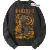 Skeleton Portgas D Ace Sweatshirt, One Piece Sweatshirt, Anime Sweatshirt, Vintage Sweatshirt