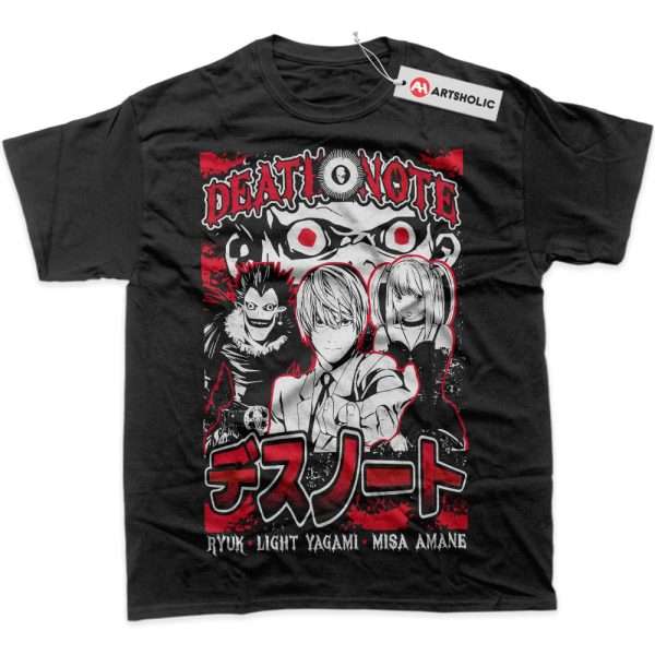 Death Note Shirt, Anime Shirt, Graphic T-Shirt