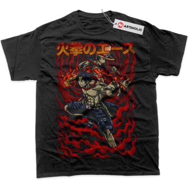 Portgas D Ace Shirt, One Piece Shirt, Anime Shirt, Graphic T-Shirt