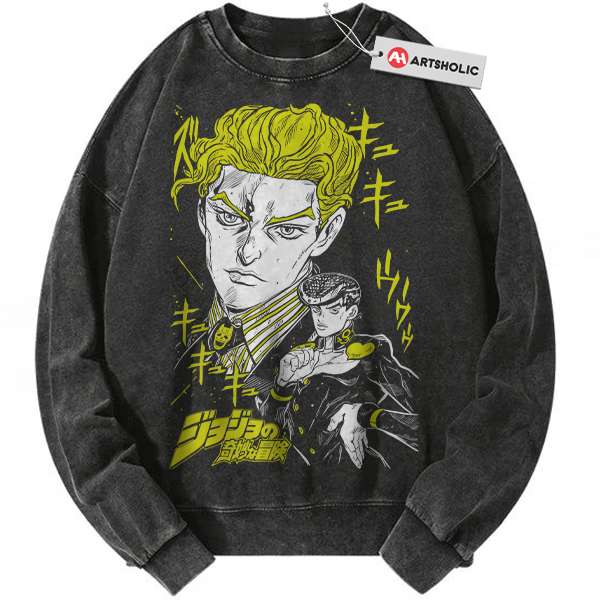 Josuke Higashikata Sweatshirt, JoJo's Bizarre Adventure Sweatshirt, Anime Sweatshirt, Vintage Sweatshirt