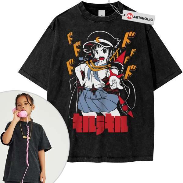 Mako Mankanshoku Shirt For Kids, Kill la Kill Shirt For Kids, Anime Shirt For Kids, Vintage Tee For Kids