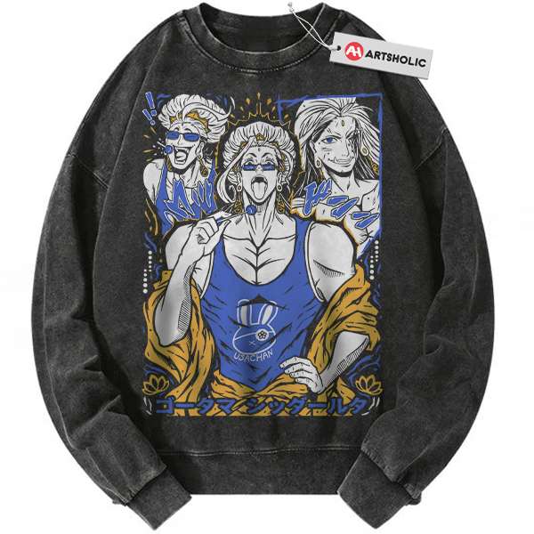 Buddha Sweatshirt, Record of Ragnarok Sweatshirt, Anime Sweatshirt, Vintage Sweatshirt