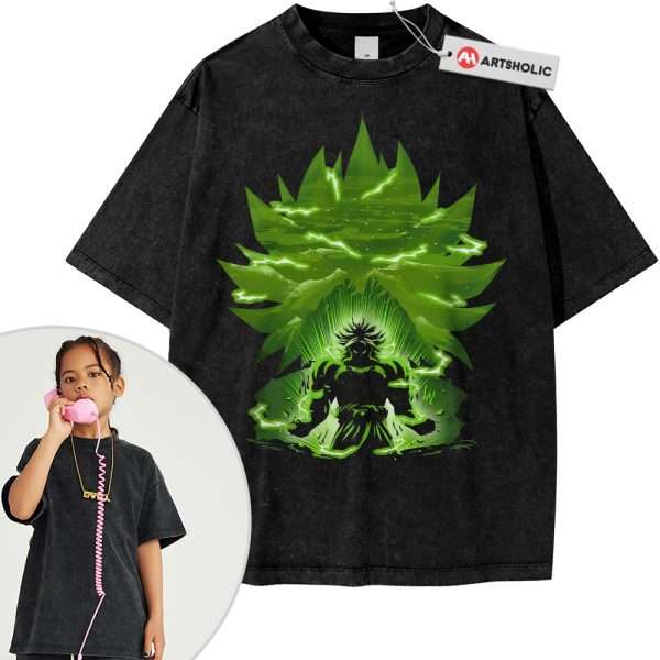 Broly Shirt For Kids, Dragon Ball Shirt For Kids, DBZ Shirt For Kids, Anime Shirt For Kids, Vintage T-Shirt For Kids