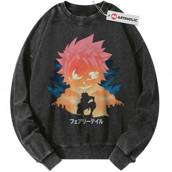 Natsu Dragneel Sweatshirt, Fairy Tail Sweatshirt, Anime Sweatshirt, Vintage Sweatshirt