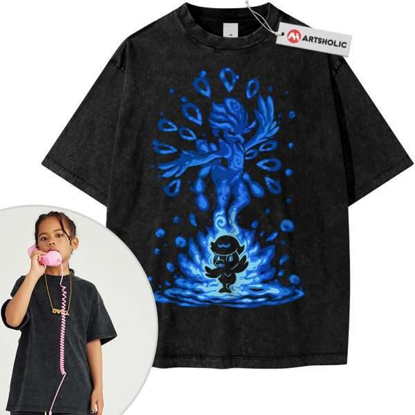 Quaxly vs Quaquaval Shirt For Kids, Pokemon Shirt For Kids, Anime Shirt For Kids, Vintage T-Shirt For Kids