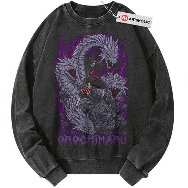 Orochimaru Sweatshirt, Naruto Sweatshirt, Anime Sweatshirt, Vintage Sweatshirt