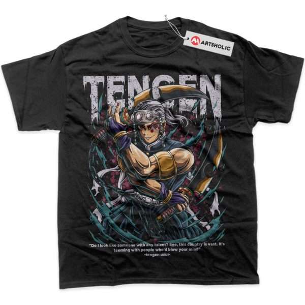 Tengen Uzui Shirt, Demon Slayer Shirt, Anime Shirt, Graphic T-Shirt