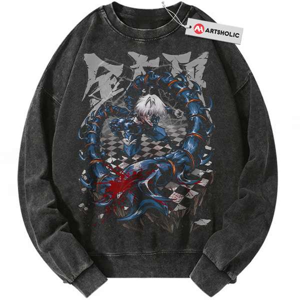 Ken Kaneki Sweatshirt, Tokyo Ghoul Sweatshirt, Anime Sweatshirt, Vintage Sweatshirt