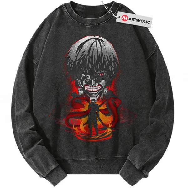 Ken Kaneki Sweatshirt, Tokyo Ghoul Sweatshirt, Anime Sweatshirt, Vintage Sweatshirt