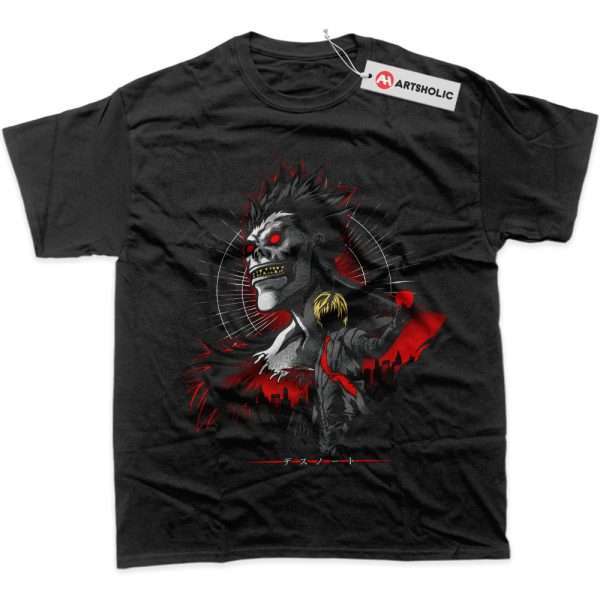 Light Yagami vs Ryuk Shirt, Death Note Shirt, Anime Shirt, Graphic T-Shirt