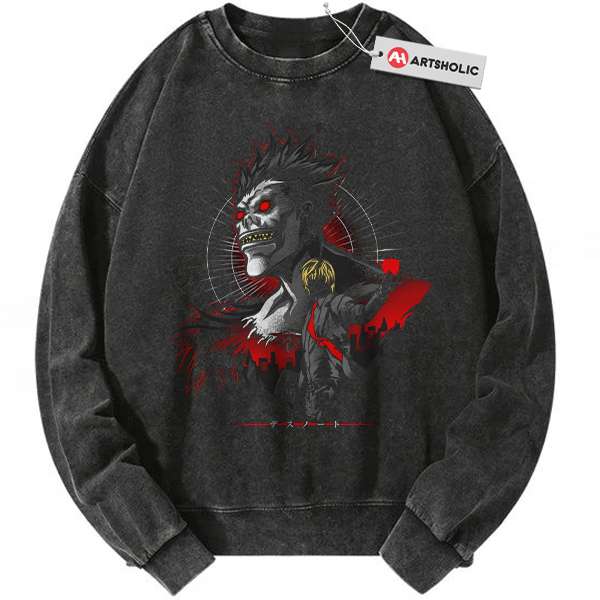 Light Yagami vs Ryuk Sweatshirt, Death Note Sweatshirt, Anime Sweatshirt, Vintage Sweatshirt