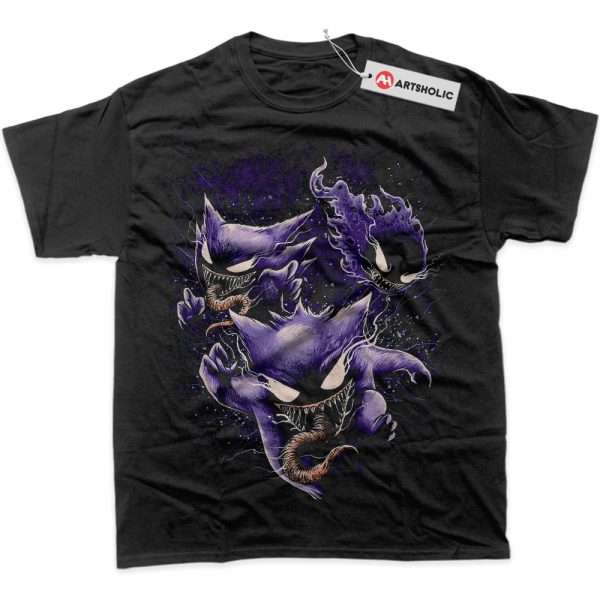 Gengar Gatsly vs Haunter Shirt, Pokemon Shirt, Anime Shirt, Graphic T-Shirt