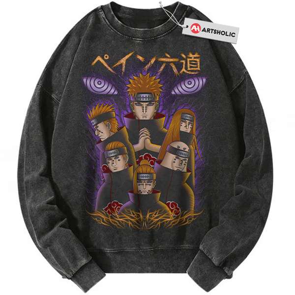 Pain - Nagato Uzumaki Sweatshirt, Naruto Sweatshirt, Anime Sweatshirt, Vintage Sweatshirt