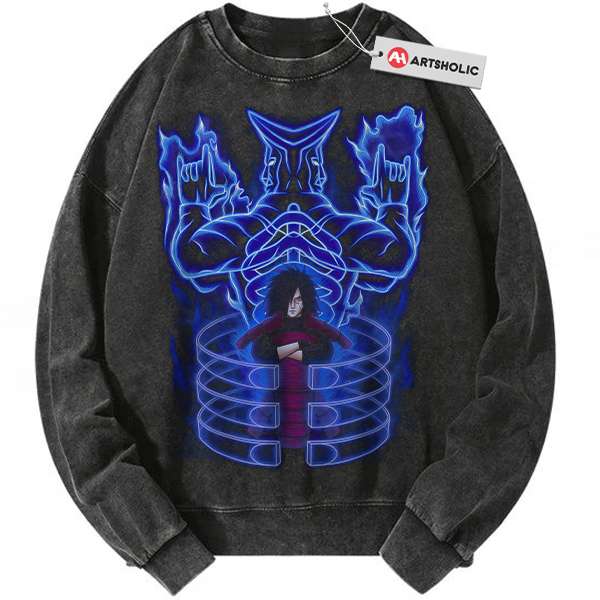 Madara Uchiha Sweatshirt, Naruto Sweatshirt, Anime Sweatshirt, Vintage Sweatshirt