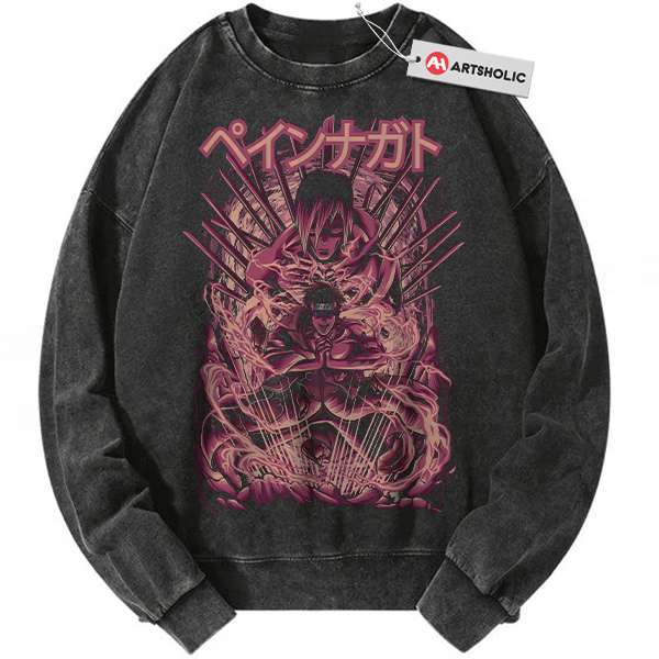Pain - Nagato Uzumaki Sweatshirt, Naruto Sweatshirt, Anime Sweatshirt, Vintage Sweatshirt