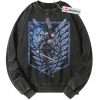 Mikasa Ackerman Sweatshirt, Attack On Titan Sweatshirt, AOT Sweatshirt, Anime Sweatshirt, Vintage Sweatshirt