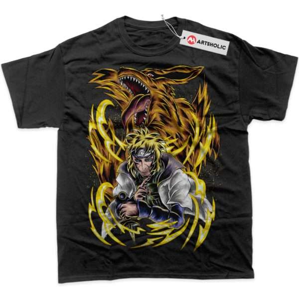 Minato Namikaze vs Kurama Shirt, Naruto Shirt, Anime Shirt, Graphic T-Shirt